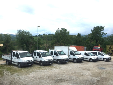 furgoni della Tecnoscavi srl Italy Abruzzo