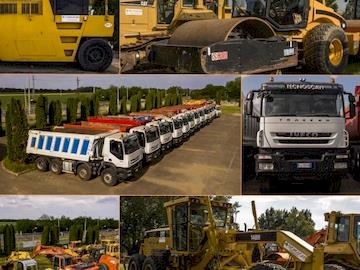 ruspe escavatori camion gru macchine movimento terra della Tecnoscavi in Ungheria